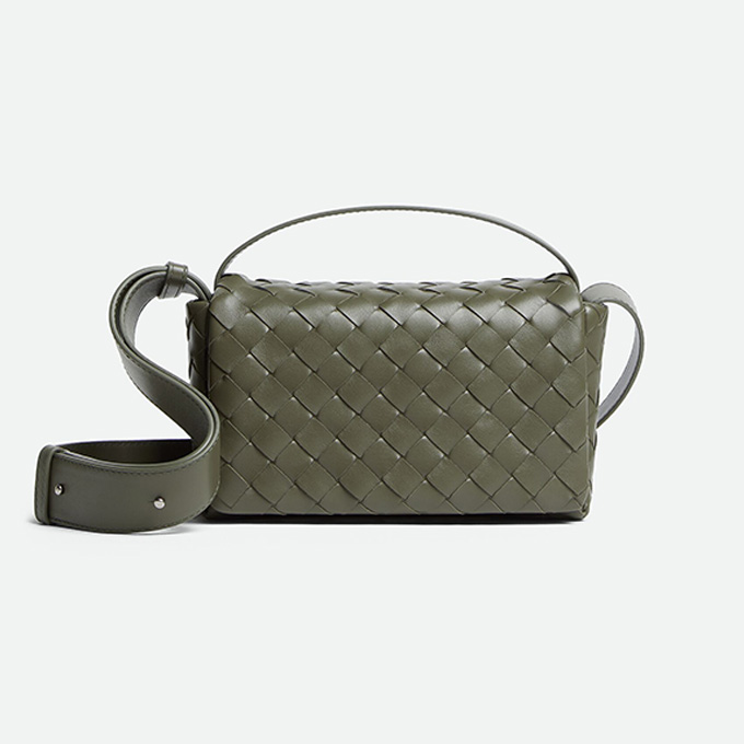 bottega veneta mini intrecciato flap crossbody handbag #857931